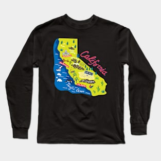 California map Long Sleeve T-Shirt